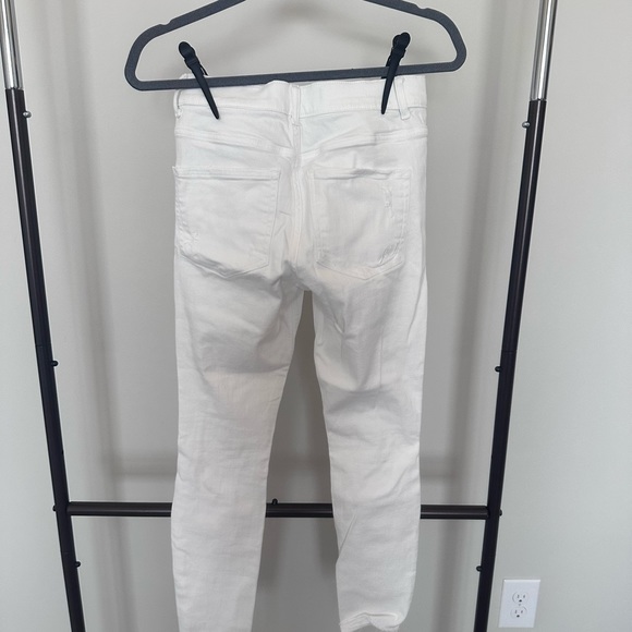 White stylish skinny jeans with rips - Picture 6 of 6